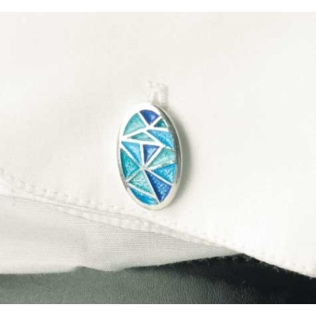 Cuff Links Gaudi Blue 03  
