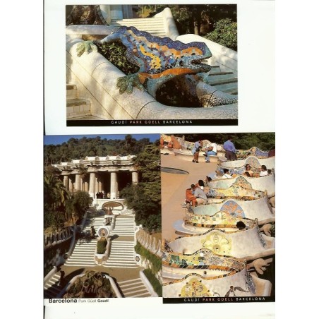 Pack 8 Postales Gaudi