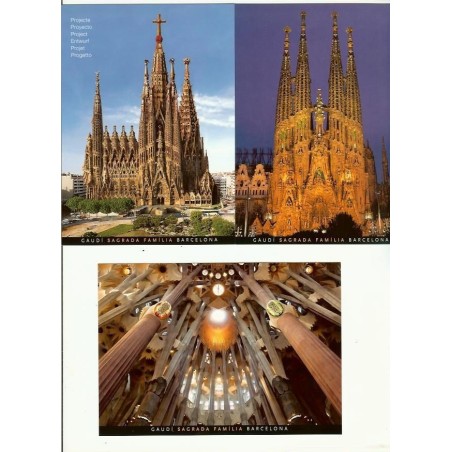Pack 8 Postales Gaudi
