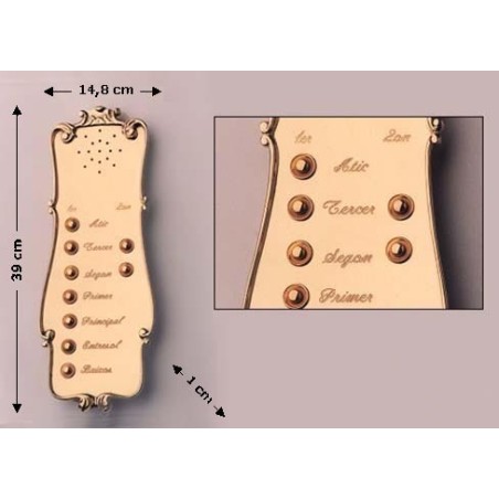 Placa timbre Gran via
