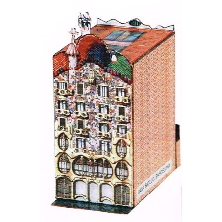 Postal Recortable Casa Batllo