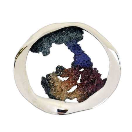 Pendentif émaillé moderne