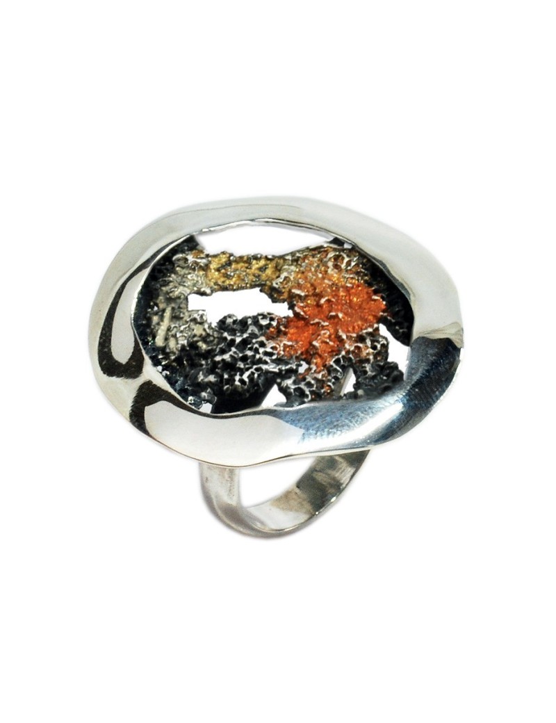 Modernist Enamel Rings