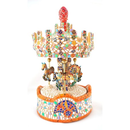 Cavallet Musical Mecanic Trencadís Gaudí