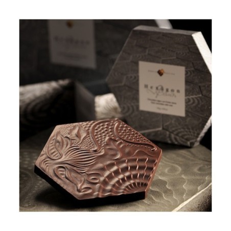 Baldosa Chocolate Hexagon Gaudi