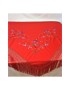 Manila Shawl Peaks Red