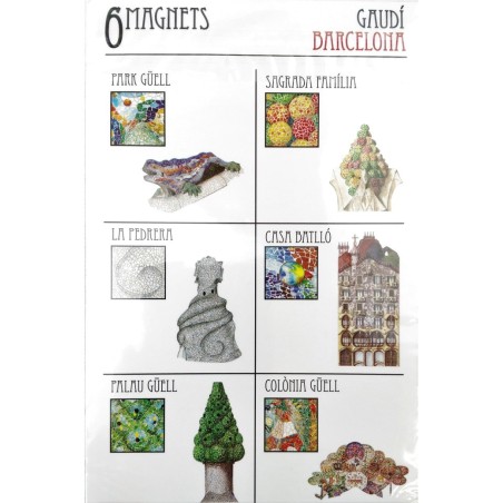 Set 6 Imans Mosaic