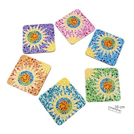 Set 6 Cardboard Coasters Gaudí