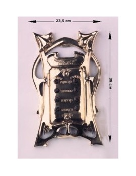 Placa timbre ascensor