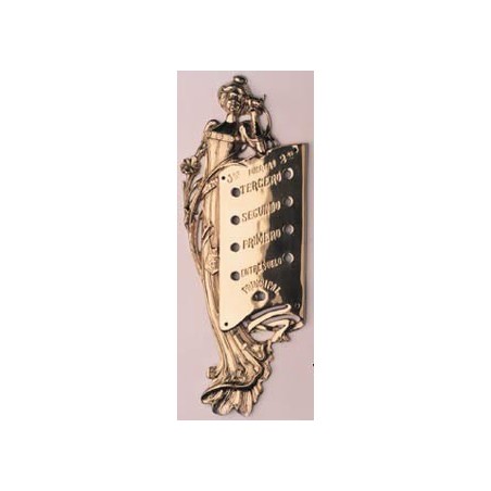 Placa timbre señora