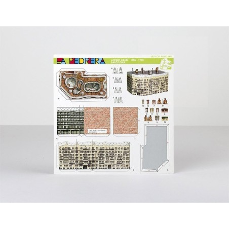 Postal Recortable Pedrera