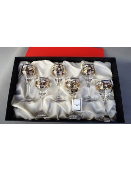 Set 6 mini copes amb estoig