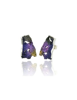 Modernist Enamel Earrings