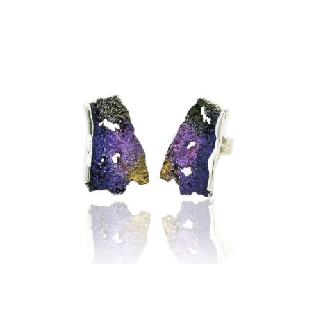 Modernist Enamel Earrings