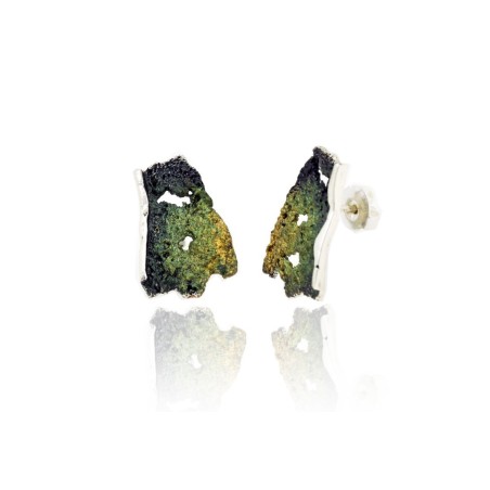 Modernist Enamel Earrings