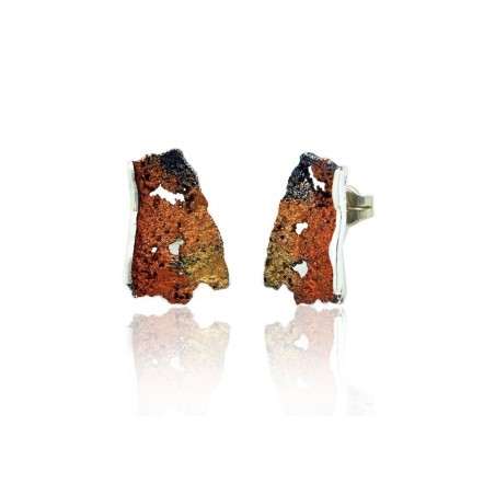 Modernist Enamel Earrings