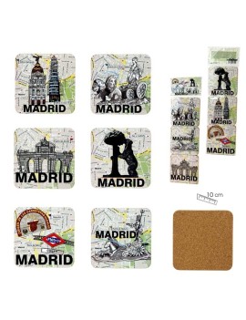 Set de 6 posavasos Madrid