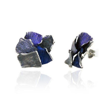 Modernist Enamel Earrings