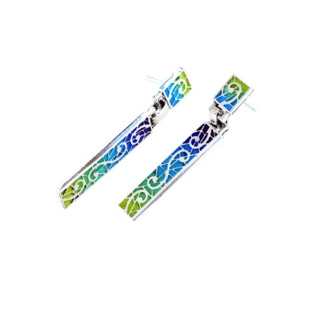 Trencadis long earrings 2 pieces