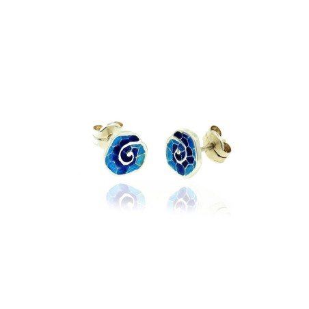 Pendientes acaracolados trencadís 