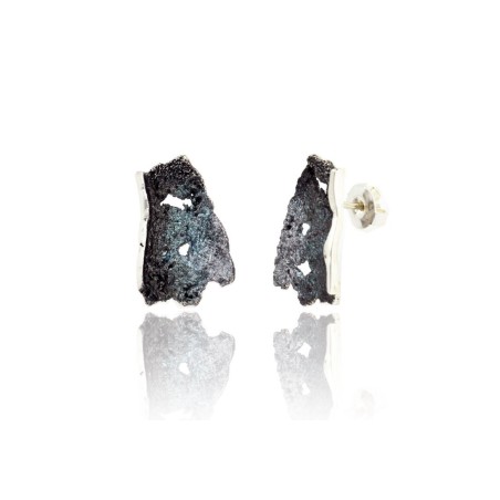 Modernist Enamel Earrings