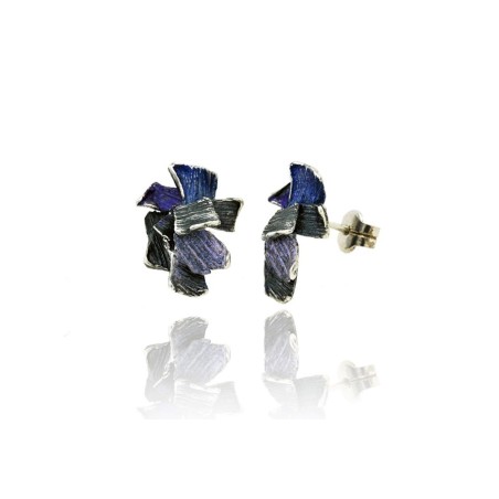 Summum Modernist Enamel Earrings