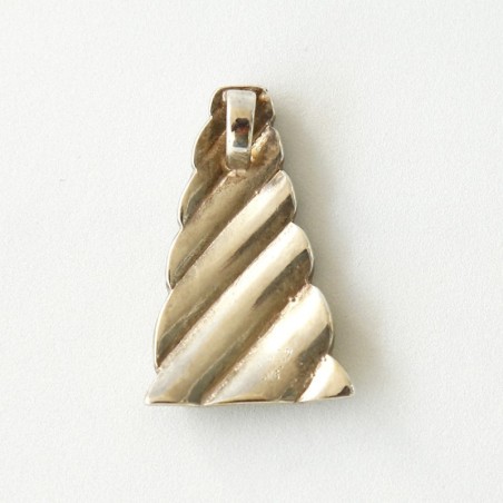 Petit pendantif cheminée vert Gaudí