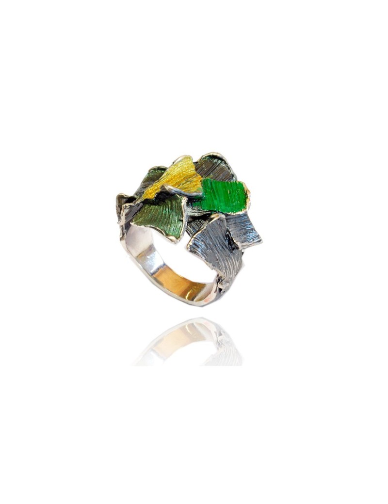 Anell modernista esmaltat