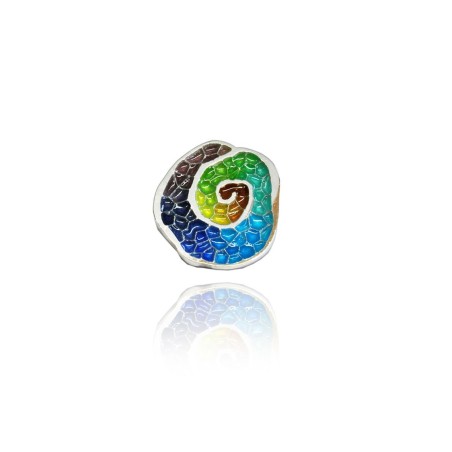 Gaudi trencadis pendentif azuré