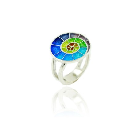 Anillo escala caracol