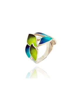 Anillo Amil  5 hojas 