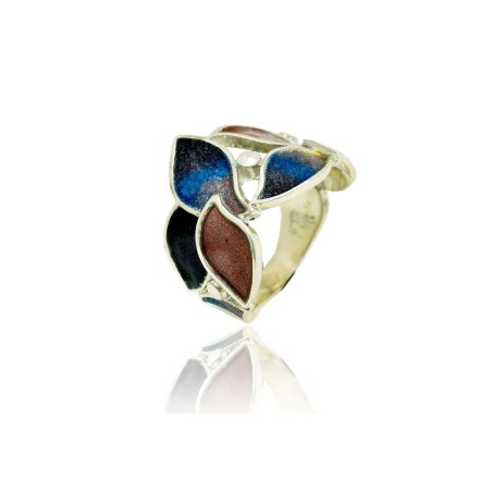 Anillo Amil  5 hojas 
