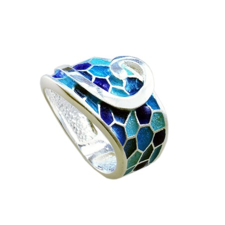 Anneau G de Gaudí bleu