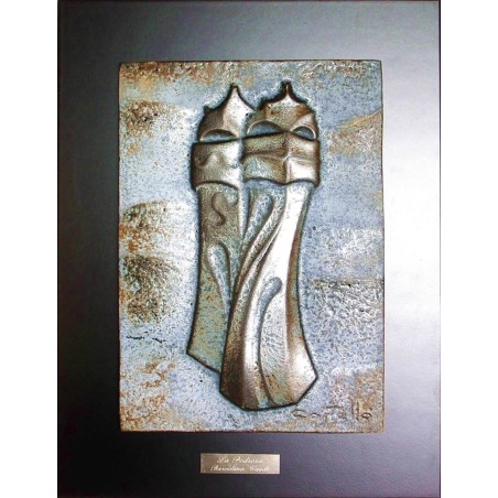 Cuadro chimenea La Pedrera  