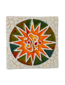 Aimant en céramique rosette Parc Güell