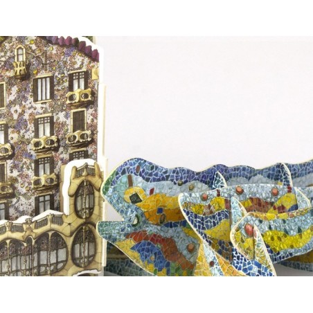 La Pedrera - Drac Mini Puzzle 3D
