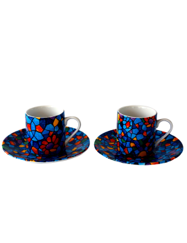 Set espresso Gaudi Vitral