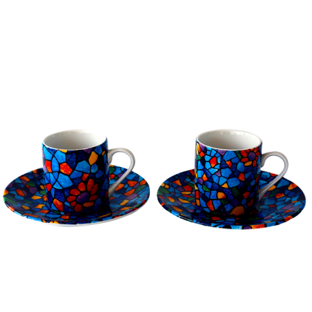 Set espresso Gaudi Vitral