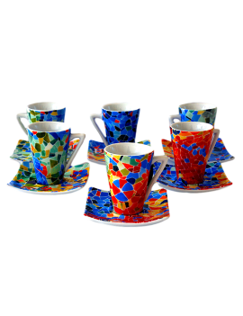 Set 6 Espresso Coffee Cups Dong Aurora
