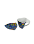 Triangular Cup with Saucer - Vitral