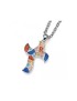 Pendant Gaudi Cross Multicolor