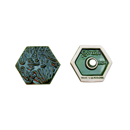 Blue Gaudi Tile Magnet