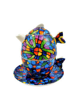 Set de té Gaudi Vitral