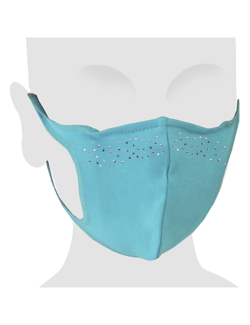 Elegance Swarovski Cotton Face Mask