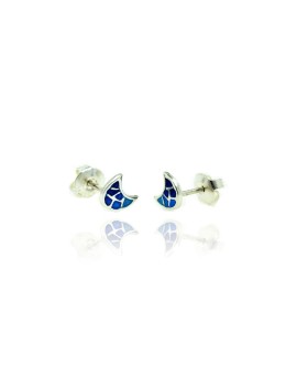 Pendientes Luna Gaudí Trencadís Blue  