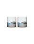 Two Whisky Glasses Gaudi Aqua