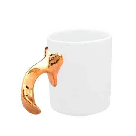 Tasse en céramique Salamandre dorée Gaudi