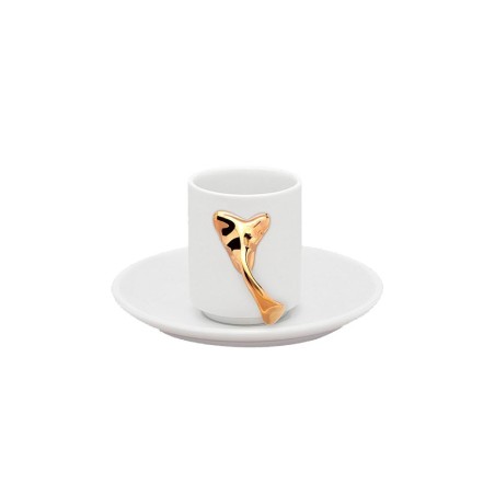 Golden Handle Gaudi Mila Espreso Cup