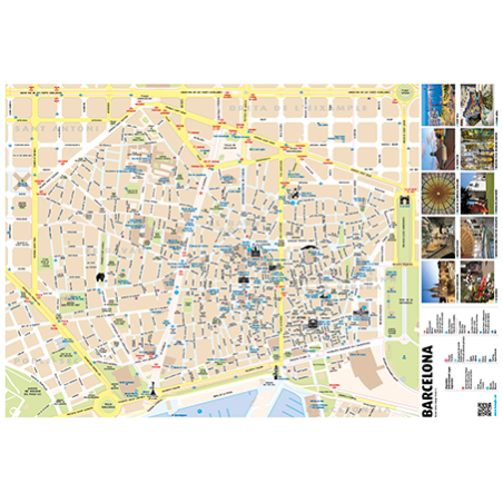 Mapa de bolsillo de Barcelona - Irrompible