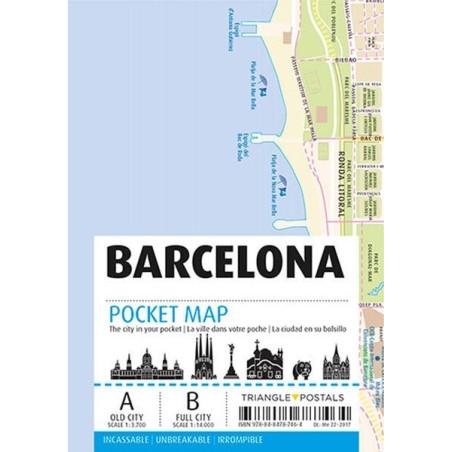 Mapa de butxaca de Barcelona - Irrompible